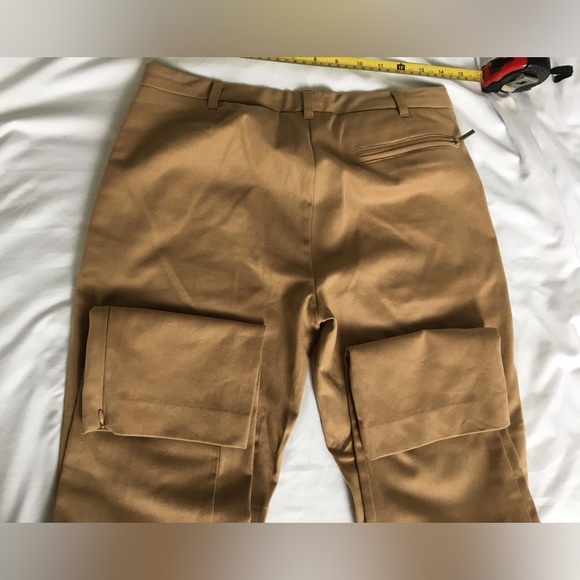90’s Esprit brown super soft, suede feel, riding style pants with zippers. - Picture 8 of 14